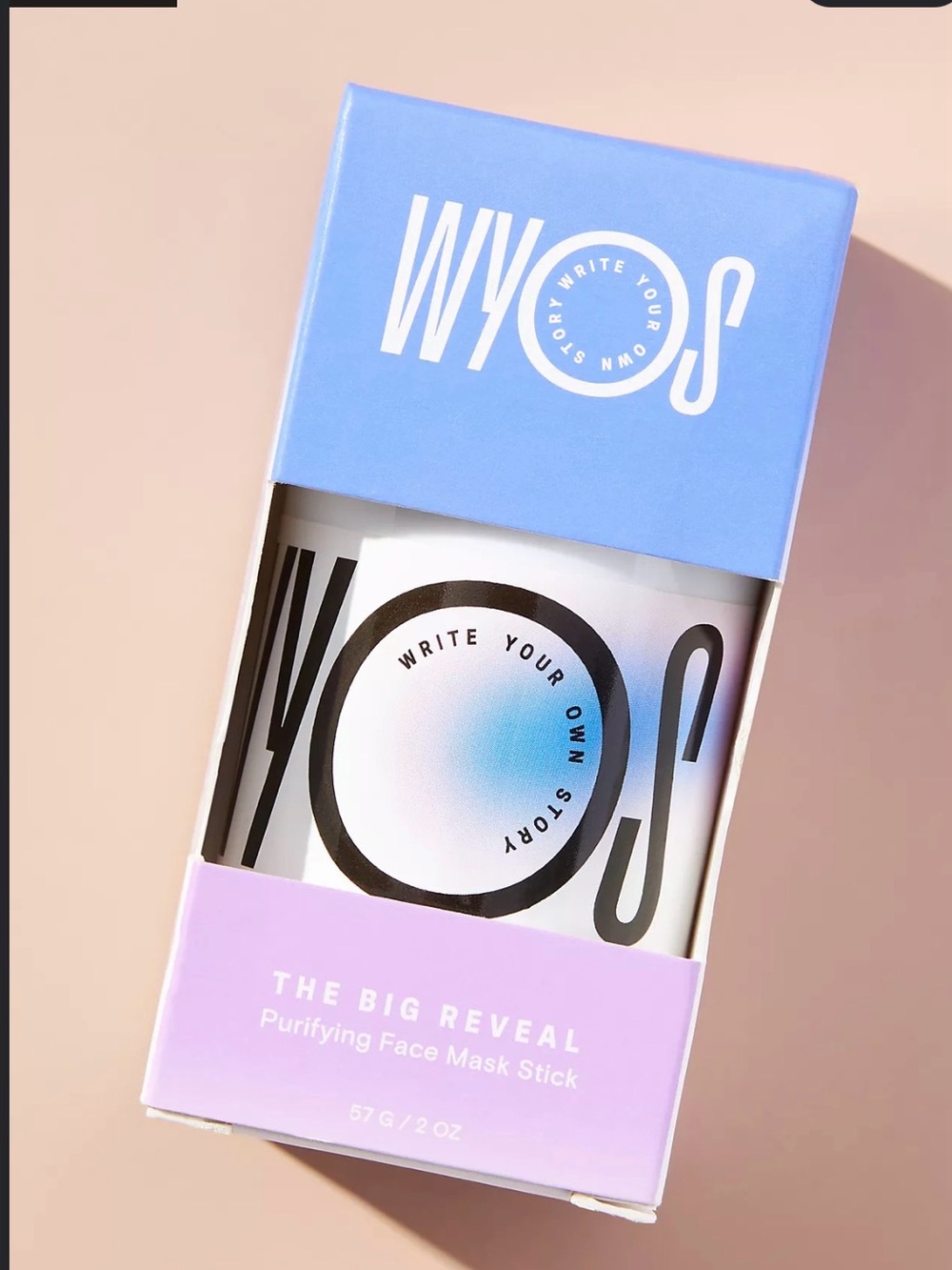 New WYOS The Big Reveal Purifying Face Mask 1 Stick = 25 uses Anthropologie